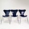 Chaises de Salon par Arne Jacobsen pour Fritz Hansen, 1990s, Set de 3 1