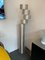 Italian Brushed Stainless Steel Floor Lamp from Stilux Milano, 1970s, Image 1