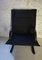 Vintage Black Canvas Highback T-Line Armchair by Burkhard Vogtherr by Arflex, 1984 6