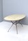 Midcentury Wooden and Iron Dining Table with Glass Top, Italy 1950s 7