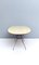 Midcentury Wooden and Iron Dining Table with Glass Top, Italy 1950s, Image 9