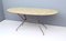 Midcentury Wooden and Iron Dining Table with Glass Top, Italy 1950s, Image 5