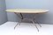 Midcentury Wooden and Iron Dining Table with Glass Top, Italy 1950s, Image 6