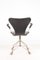 Modell 3117 Schreibtischstuhl aus patiniertem Leder von Arne Jacobsen für Fritz Hansen, 1960er 6