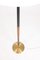 Mid-Century Floor Lamp in Teak and Brass, Denmark, 1950s, Image 5