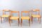 Chaises de Salon Vintage en Teck par HW Klein pour Bramin, Set de 4 9