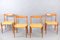 Vintage Teak Dining Chairs by H. W. Klein for Bramin, Set of 4 9