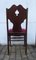 Oak Chairs with Spade Signs, 1940s, Set of 5, Image 8