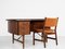 Mid-Century Boomerang Desk in Teak and Oak by Peter Løvig Nielsen 1950s 2