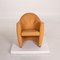 Leather Armchair in Yellow Ocher Brown from Leolux 7