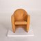 Leather Armchair in Yellow Ocher Brown from Leolux, Image 7