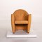 Leather Armchair in Yellow Ocher Brown from Leolux 6