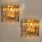 Palazzo Gilt Brass and Glass Wall Light by J.T. Kalmar 7