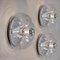 Large Clear Glass Wall Sconce by Koch & Lowy for Peill & Putzler, Image 6