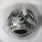 Large Clear Glass Wall Sconce by Koch & Lowy for Peill & Putzler, Image 10
