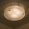 Large Thick Textured Glass Flush Mount or Ceiling Light, 1960s 6