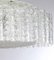Large Clear Flush Mount Chandeliers from Doria, 1960s, Set of 2 8