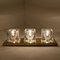 Wall Lights in Brass and Glass from Peill & Putzler, 1970s, Set of 2, Image 10