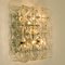 Wall Light in Nickel and Crystal Glass from Kinkeldey, 1970s 12