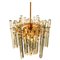 Crystal and Gilt Metal Chandelier from Kinkeldey, 1970s, Image 1