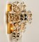 Large Gilt Brass & Faceted Crystal Sconce from Kinkeldey, Image 17