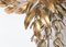 Gilt Metal Palm Tree Wall Sconces by Hans Kögl, 1960s, Set of 3, Image 3