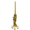 Napoleon III Candle Holder in Angel White Marble and Fire-Gilt Bronze, 1860s, Image 1