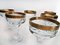 Clear Crystal Goblets With Gilded and Etched Band from Moser, Set of 6, Image 7