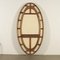 Mirror in Wood, Glass & Brass from Cristal Art, 1950s 11