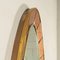 Mirror in Wood, Glass & Brass from Cristal Art, 1950s 8
