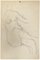 Herta Hausmann, Female Nude, Drawing in Pencil, Mid-20th Century, Image 1