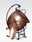 Papelera Arts & Crafts de cobre y hierro forjado, Imagen 3