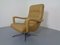 Leather Swivel Easy Chair and Ottoman, 1970s, Set of 2, Image 24