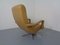 Leather Swivel Easy Chair and Ottoman, 1970s, Set of 2 25