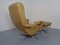 Leather Swivel Easy Chair and Ottoman, 1970s, Set of 2 4