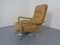Leather Swivel Easy Chair and Ottoman, 1970s, Set of 2 23