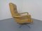 Leather Swivel Easy Chair and Ottoman, 1970s, Set of 2 29
