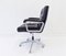 Black Leather Swivel Chair from Girsberger, 1970s, Image 19