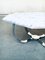 Octagonal Carrara Marble Top Coffee Table with Chrome Base, Italy 1960s 3