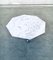 Octagonal Carrara Marble Top Coffee Table with Chrome Base, Italy 1960s, Image 8