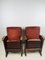 Antique Velour Theatre / Cinema Chairs, 1910s, Set of 2 18