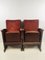 Antique Velour Theatre / Cinema Chairs, 1910s, Set of 2 1