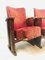 Antique Velour Theatre / Cinema Chairs, 1910s, Set of 2 7