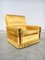 Gold Velvet Armchairs, 1950s, France, Set of 2 4