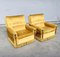 Gold Velvet Armchairs, 1950s, France, Set of 2 17