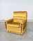 Gold Velvet Armchairs, 1950s, France, Set of 2 1