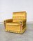 Gold Velvet Armchairs, 1950s, France, Set of 2 13
