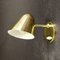 Mid-Century Brass Adjustable Wall Lamp / Sconce by Jacques Biny for Luminalité, 1950s 1
