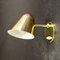 Mid-Century Brass Adjustable Wall Lamp / Sconce by Jacques Biny for Luminalité, 1950s, Image 1