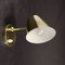 Mid-Century Brass Adjustable Wall Lamp / Sconce by Jacques Biny for Luminalité, 1950s, Image 2
